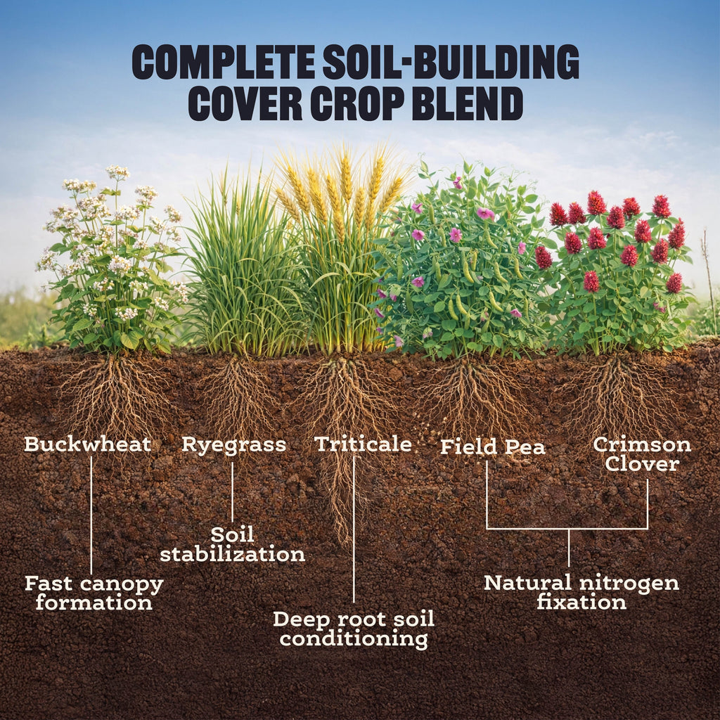 Weed Suppressor Cover Crop Mix