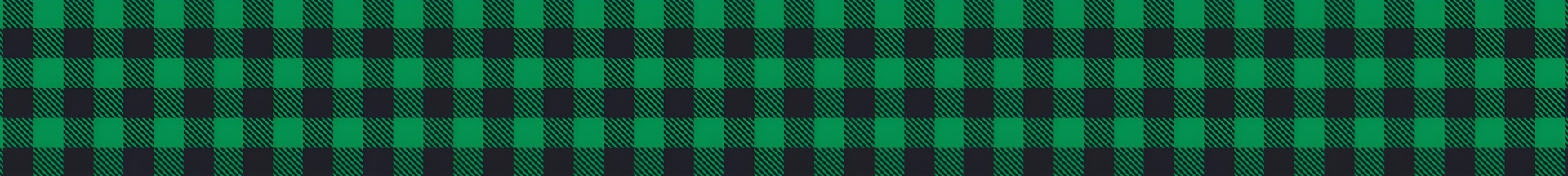Green and black plaid pattern background for Scavenger Cover Crop Mix
