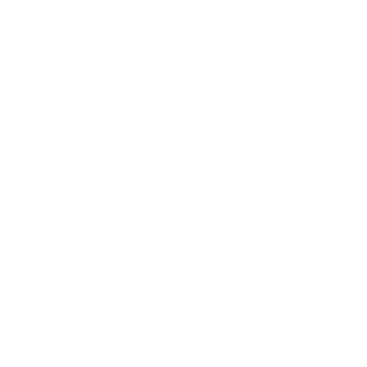 White line art icons showing a plant seedling with leaves, plus symbols, soil, and a circular renewal symbol on a transparent background