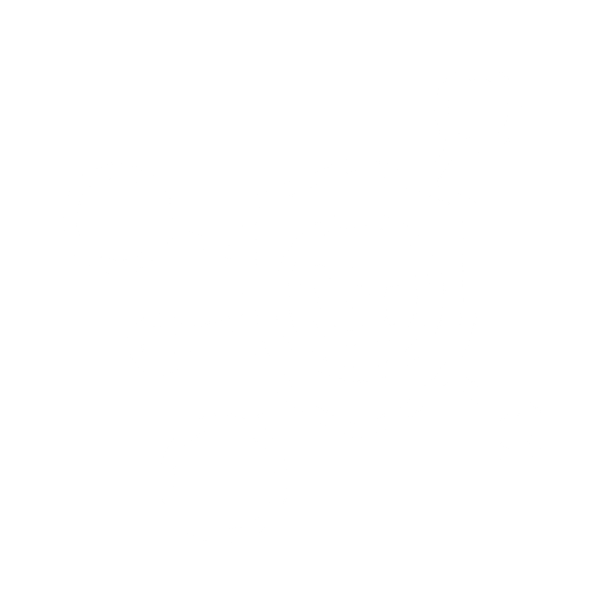 White line art icon of a molecule network structure with a plant leaf shield symbol, representing the Scavenger Cover Crop Mix